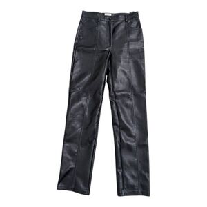 Wildred Black  Leather Pants size 2